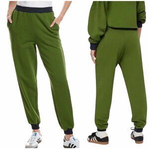 WEWOREWHAT WOMENS SLIM LEG JOGGER PANT Sz L Hunter Green NWT Lounge Athleisure